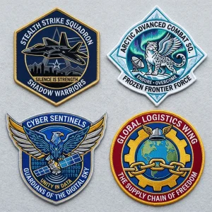 custom-air-force-squadron-patches Custom Air Force squadron patches embroidered and PVC military insignia manufacturer
