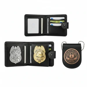 Sharko Badge badge wallet manufacturer facility in Sialkot Pakistan producing Army Navy Air Force Police identification accessories