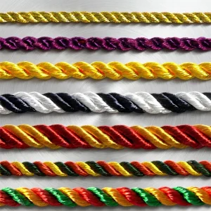 Custom cord rope manufacturer and supplier collection for Army Navy Air Force Police ceremonial uniforms by Sharko Badge