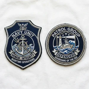 navy flag patches collaborative manufacturing prototype scalable production Sialkot Pakistan