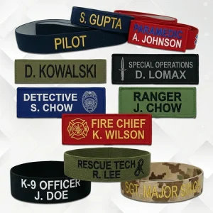 custom-woven-name-ribbons-manufacturer-supplier Sharko Badge custom woven name ribbons manufacturer facility in Sialkot Pakistan serving Army Navy Air Force Police with SEO-optimized jacquard identification production