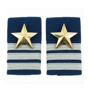 Elite flight commander epaulettes for Army Navy Air Force Police senior aviation uniforms by Sharko Badge