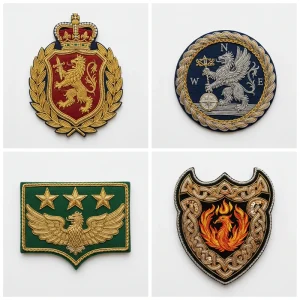 hand embroidered qualification badges for Army Navy Air Force and Police specialty uniforms