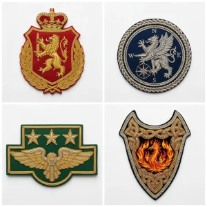hand embroidered rank badges for Army Navy Air Force and Police uniforms