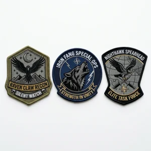 military-patches-production-sialkot Custom military unit patches embroidered PVC tactical insignia manufacturer