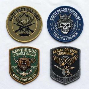 military-rank-patch-production Custom military rank patches embroidered PVC insignia manufacturer supplier