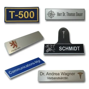 Sharko Badge name tags manufacturer facility in Sialkot Pakistan serving Military Police Corporate Healthcare with custom identification badge production
