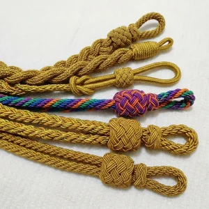 operational-duty-cap-cords-tactical-manufacturing Operational duty cap cords tactical manufacturing collection for Army Navy Air Force Police field uniforms by Sharko Badge