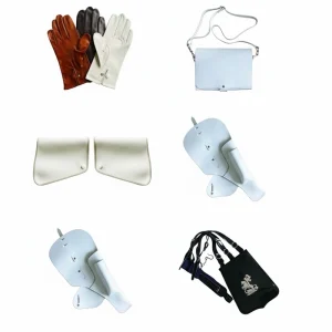 parade dress gloves with ceremonial sword belt and equipment set