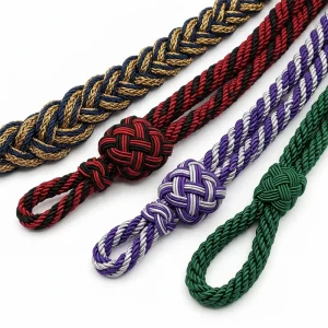 premium-ceremonial-cap-cords-manufacturer Premium ceremonial cap cords manufacturer collection for Army Navy Air Force Police dress uniforms by Sharko Badge