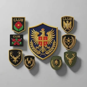 Premium Custom Logo Embroidered Badges (Uniform, Military & Club Patches)