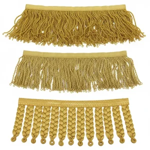 premium-decorative-fringe-cords-collection. Premium decorative fringe cords for Army Navy Air Force Police ceremonial uniforms by Sharko Badge