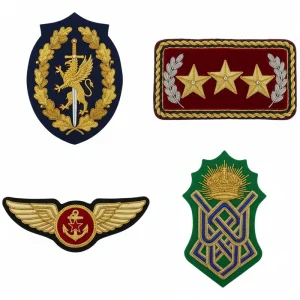 rank-badge-hand-embroidery-closeup rank-badge-hand-embroidery-closeup