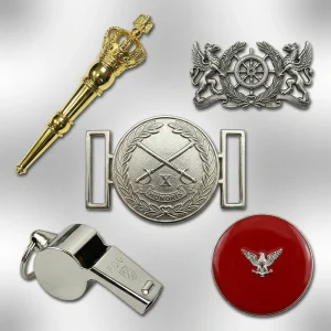 sharko-badge-ceremonial-military-insignia-manufacturer Ceremonial military insignia manufacturer collection cap badges belt buckles whistles maces enamel emblems by Sharko Badge