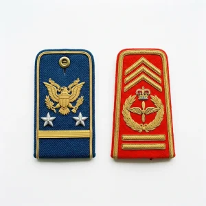 Collaborative shoulder boards manufacturer and supplier collection for Army Navy Air Force Police uniforms by Sharko Badge