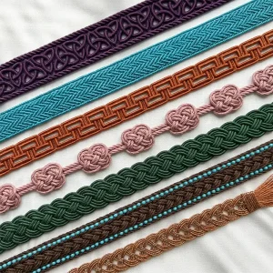 sharko-badge-crocheted-braid-manufacturer Custom crocheted braids manufacturer and supplier collection for Army Navy Air Force Police ceremonial uniforms by Sharko Badge