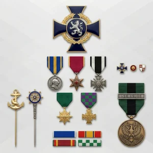 sharko-badge-decorative-medals-manufacturer-sialkot Decorative medals manufacturer ceremonial award collection for Military Police Corporate Academic recognition by Sharko Badge