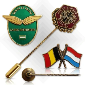 sharko-badge-enamel-lapel-pins-manufacturer-sialkot Custom enamel lapel pins manufacturer collection for Military Corporate Organizational Diplomatic use by Sharko Badge