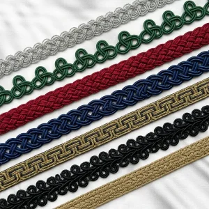 Sharko Badge premium ceremonial crocheted braids manufacturer facility in Sialkot Pakistan serving Army Navy Air Force Police with SEO-optimized ceremonial trim production