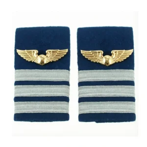 Tactical aviation pilot epaulettes for Army Navy Air Force Police operational flight uniforms by Sharko Badge